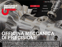 Tablet Screenshot of meccanicapiovesan.it